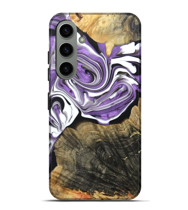 Galaxy S24 Plus Wood+Resin Live Edge Phone Case - Jarrett (Purple, 688605)