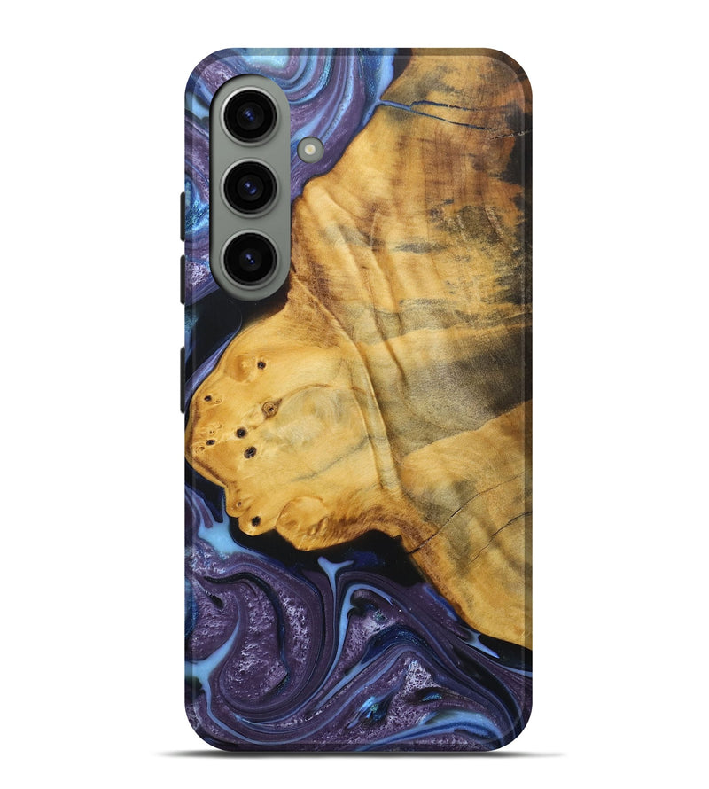 Galaxy S24 Plus Wood+Resin Live Edge Phone Case - Mathew (Purple, 688641)