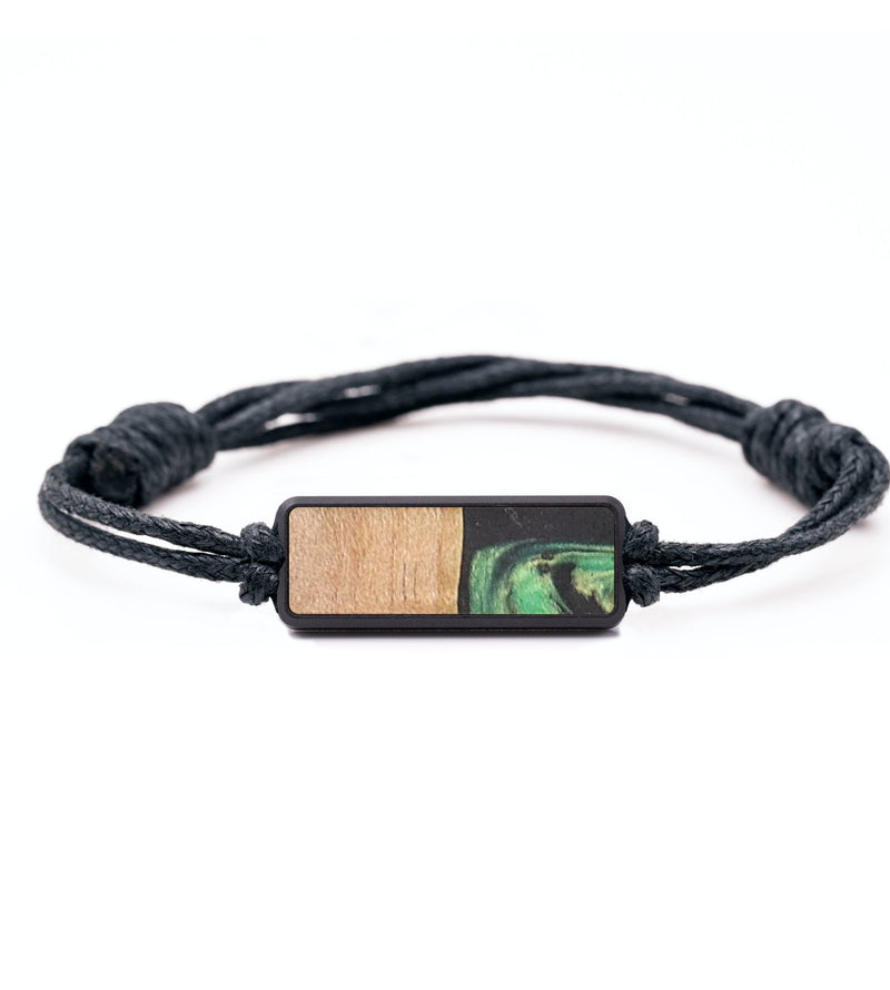 Classic Wood+Resin Bracelet - Rudy (Green, 688740)