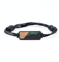 Classic Wood+Resin Bracelet - Sasha (Green, 688754)