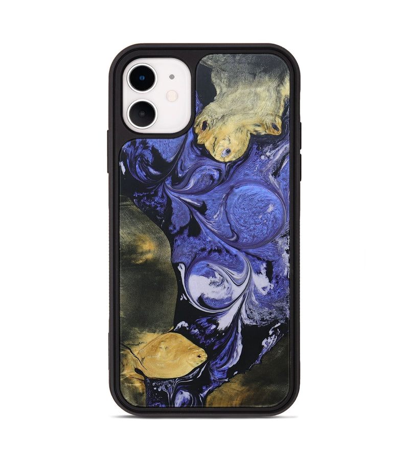 iPhone 11 Wood+Resin Phone Case - Tobias (Mosaic, 688961)