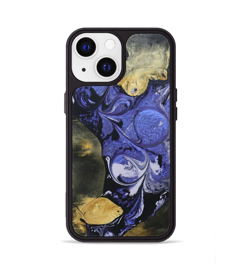 iPhone 13 Wood+Resin Phone Case - Tobias (Mosaic, 688961)