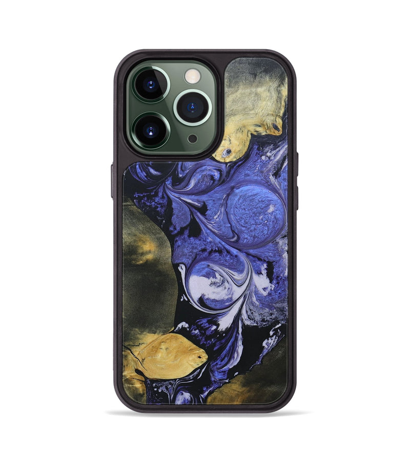 iPhone 13 Pro Wood+Resin Phone Case - Tobias (Mosaic, 688961)