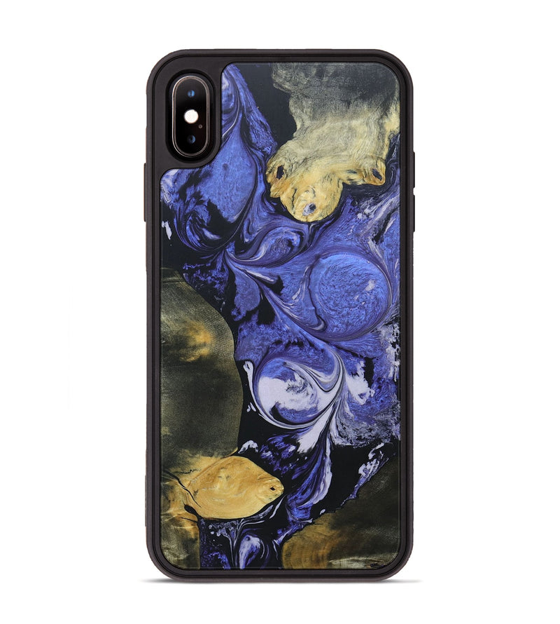iPhone Xs Max Wood+Resin Phone Case - Tobias (Mosaic, 688961)