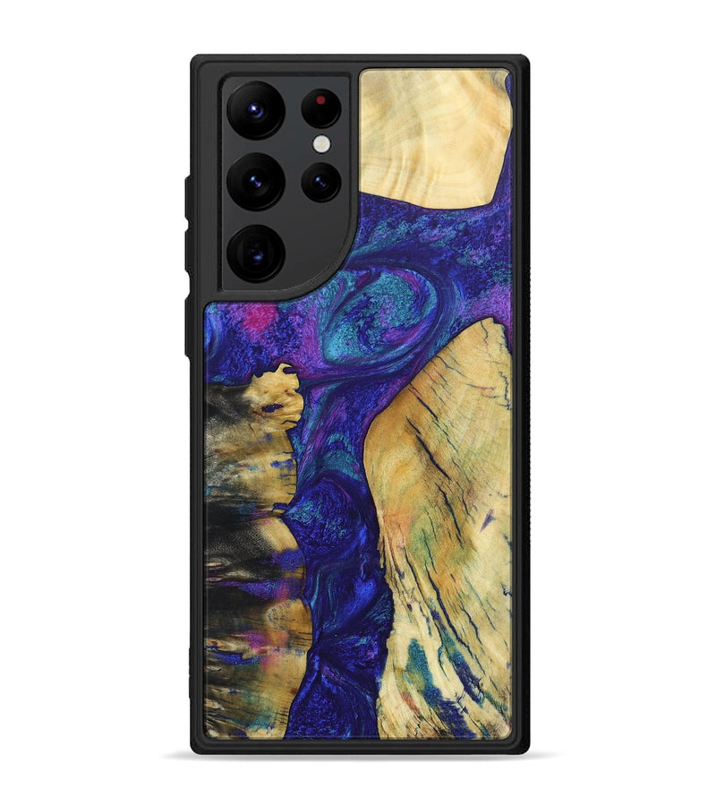 Galaxy S22 Ultra Wood+Resin Phone Case - Dean (Mosaic, 688966)