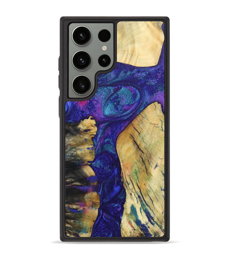Galaxy S23 Ultra Wood+Resin Phone Case - Dean (Mosaic, 688966)