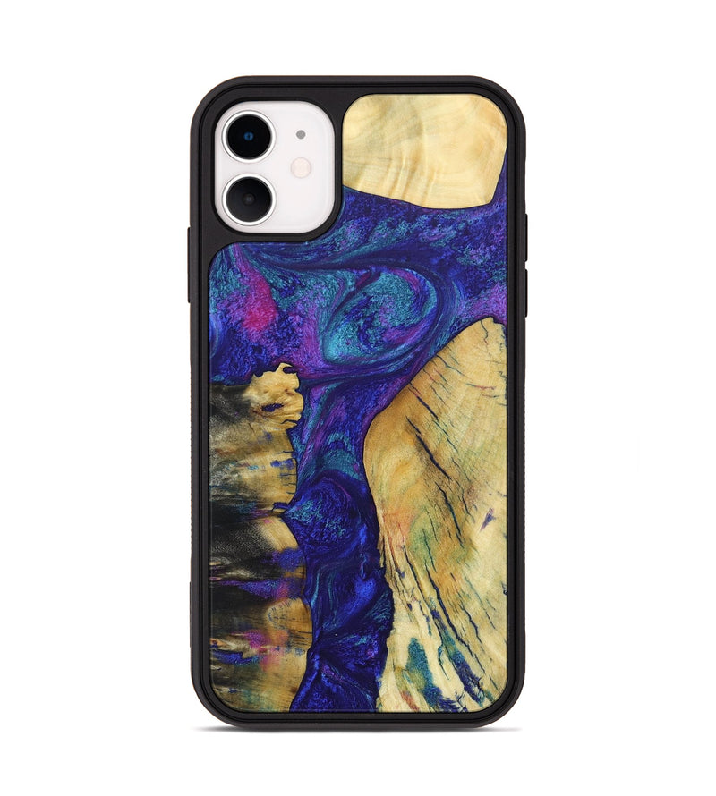 iPhone 11 Wood+Resin Phone Case - Dean (Mosaic, 688966)