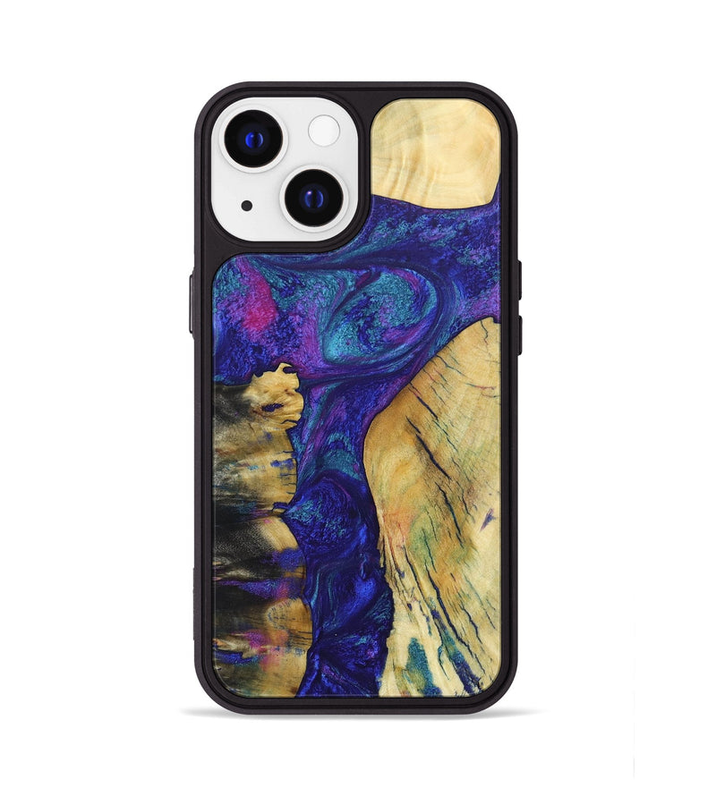 iPhone 13 Wood+Resin Phone Case - Dean (Mosaic, 688966)