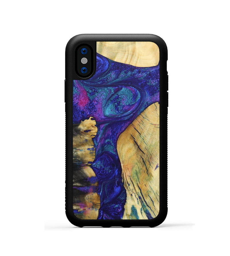 iPhone Xs Wood+Resin Phone Case - Dean (Mosaic, 688966)