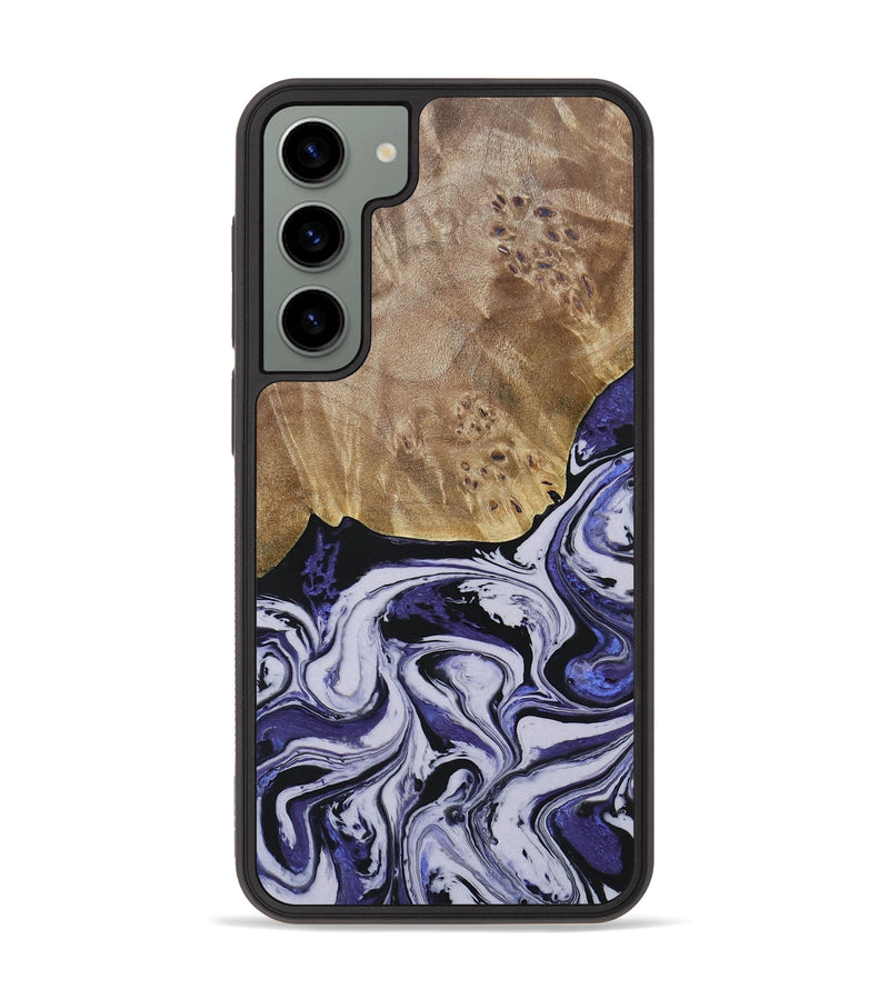 Galaxy S23 Plus Wood+Resin Phone Case - Carlton (Purple, 688995)