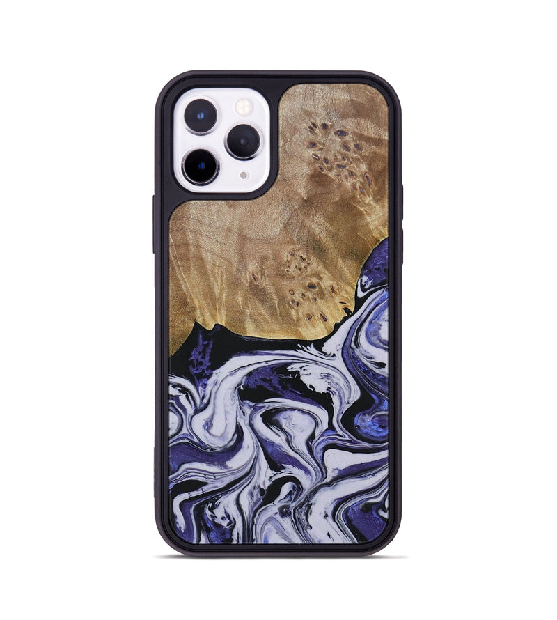 iPhone 11 Pro Wood+Resin Phone Case - Carlton (Purple, 688995)