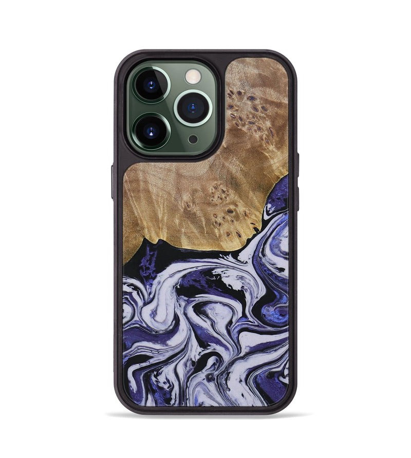 iPhone 13 Pro Wood+Resin Phone Case - Carlton (Purple, 688995)