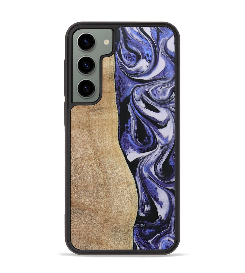 Galaxy S23 Plus Wood+Resin Phone Case - Belinda (Purple, 688999)