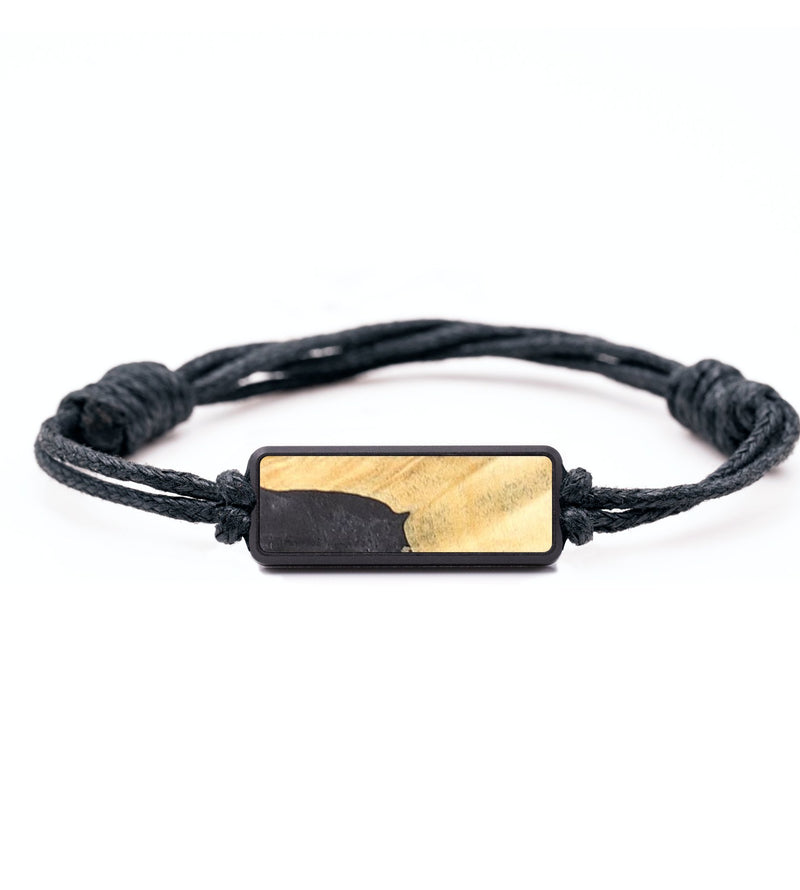 Classic Wood+Resin Bracelet - Bruce (Pure Black, 689104)