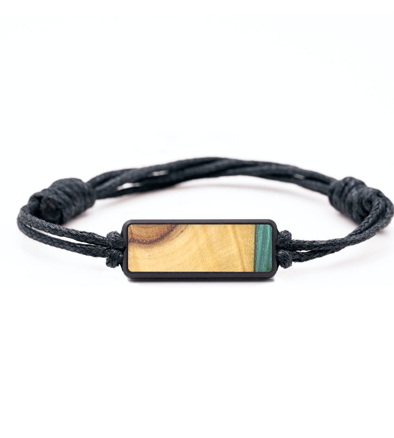 Classic Wood+Resin Bracelet - Melba (Teal & Gold, 689128)