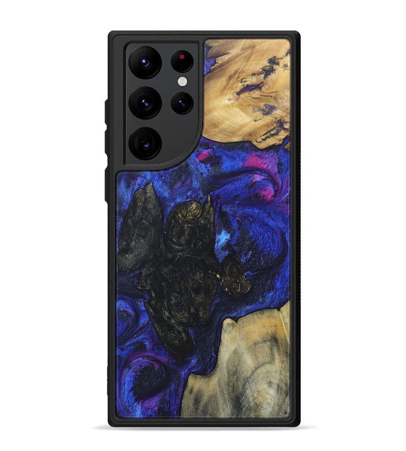 Galaxy S22 Ultra Wood+Resin Phone Case - Madisyn (Mosaic, 689245)