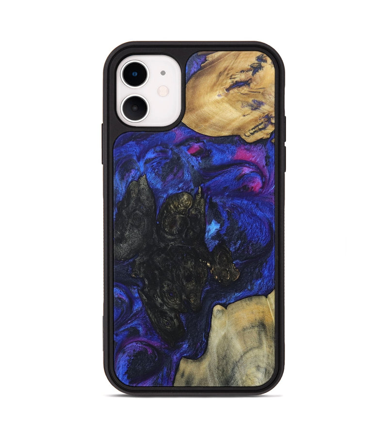 iPhone 11 Wood+Resin Phone Case - Madisyn (Mosaic, 689245)