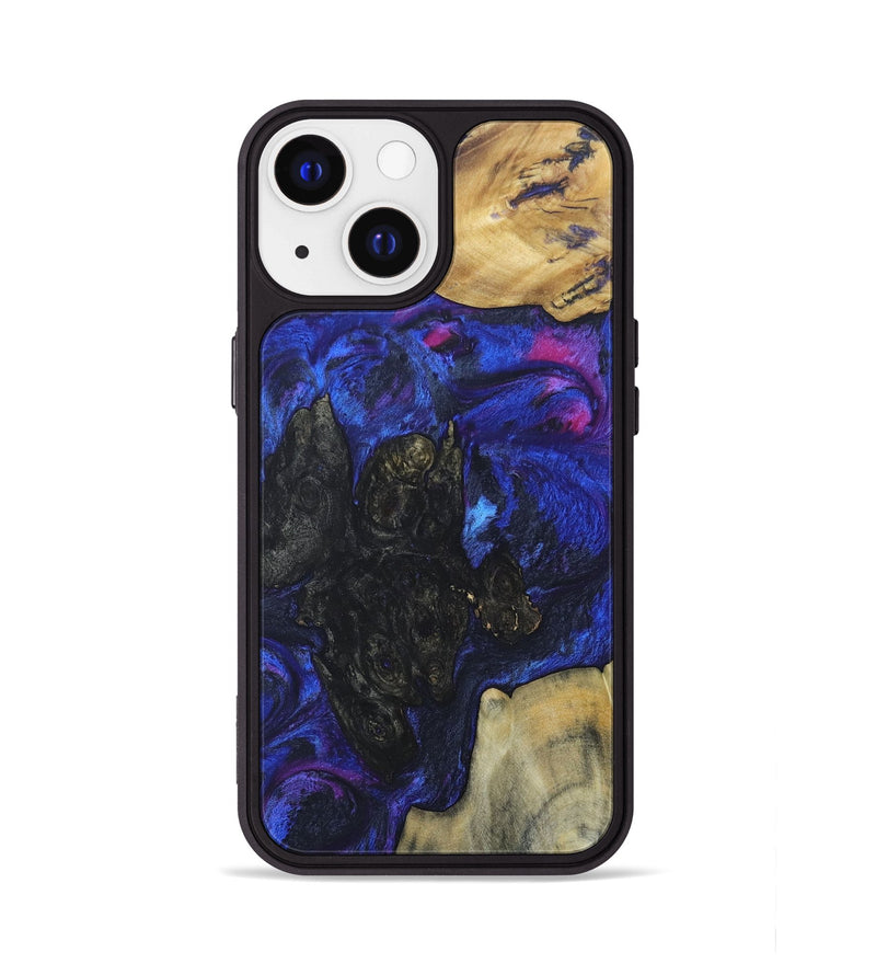 iPhone 13 Wood+Resin Phone Case - Madisyn (Mosaic, 689245)