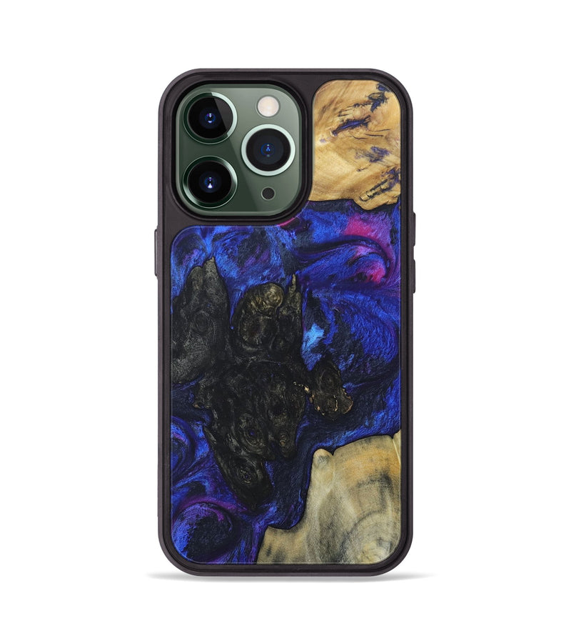 iPhone 13 Pro Wood+Resin Phone Case - Madisyn (Mosaic, 689245)