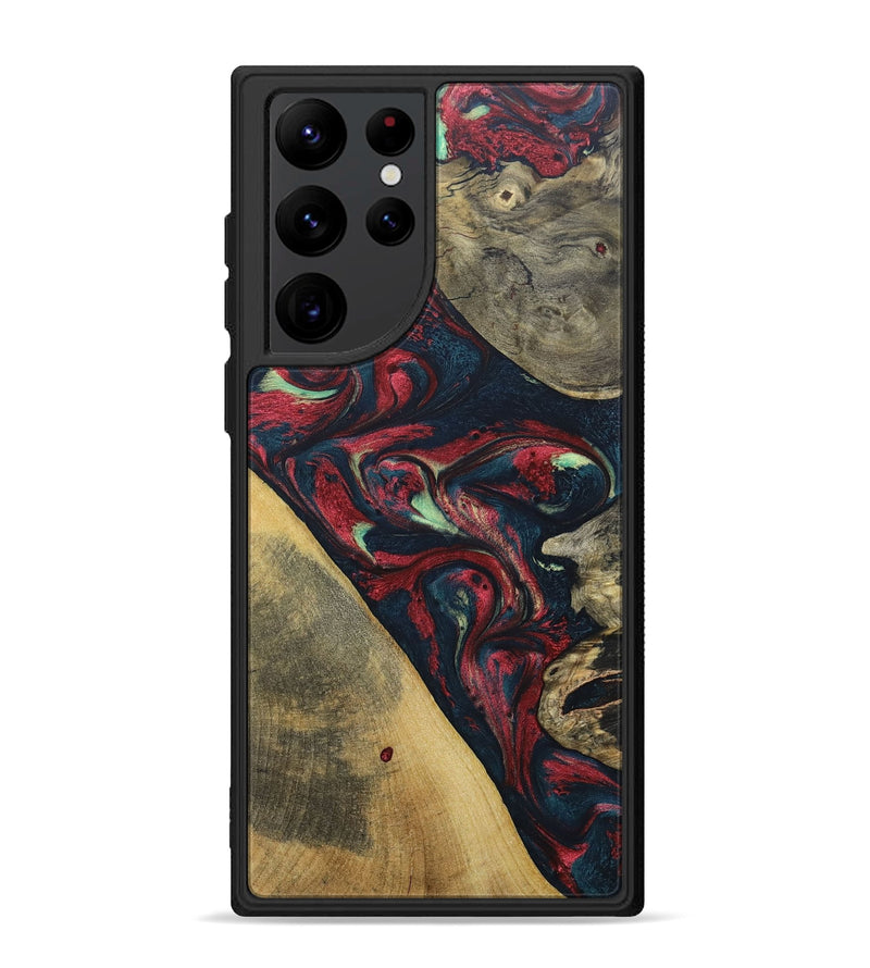 Galaxy S22 Ultra Wood+Resin Phone Case - Lillie (Mosaic, 689250)
