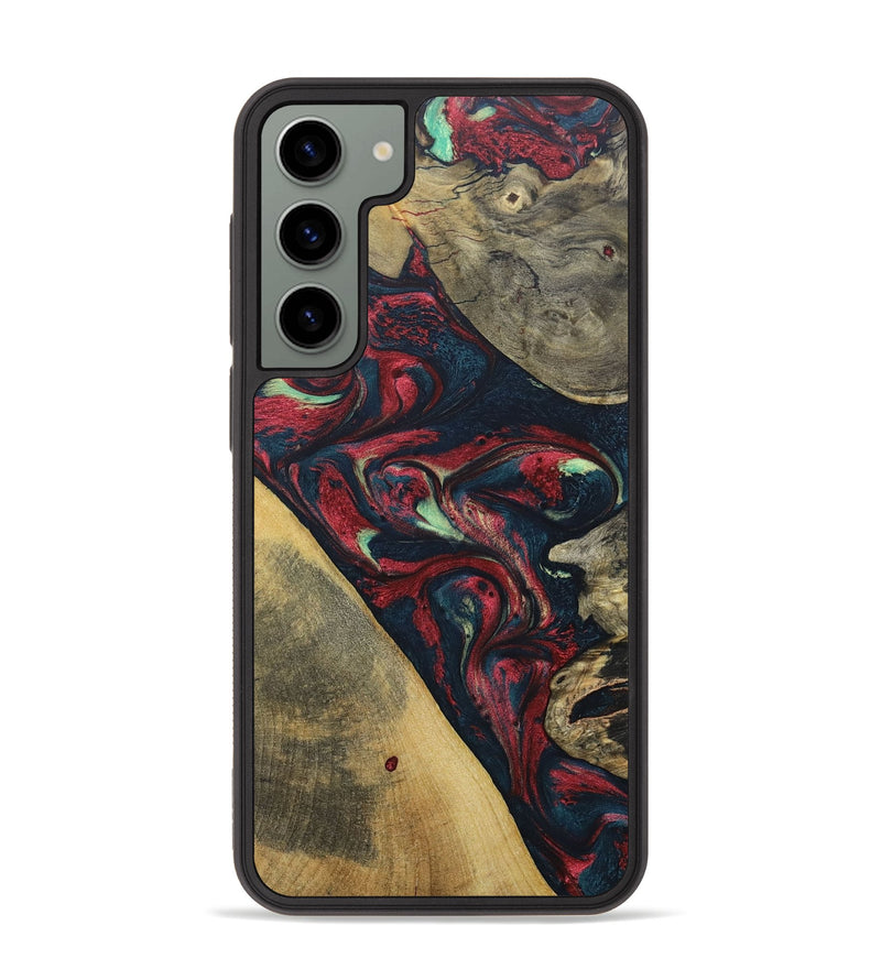 Galaxy S23 Plus Wood+Resin Phone Case - Lillie (Mosaic, 689250)