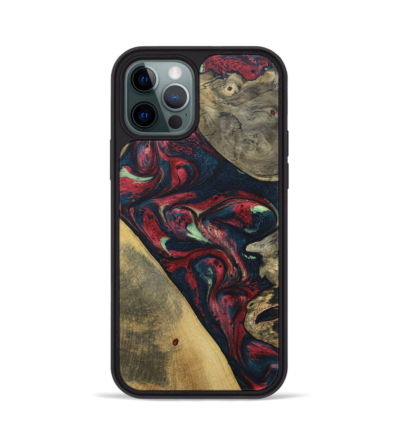 iPhone 12 Pro Wood+Resin Phone Case - Lillie (Mosaic, 689250)