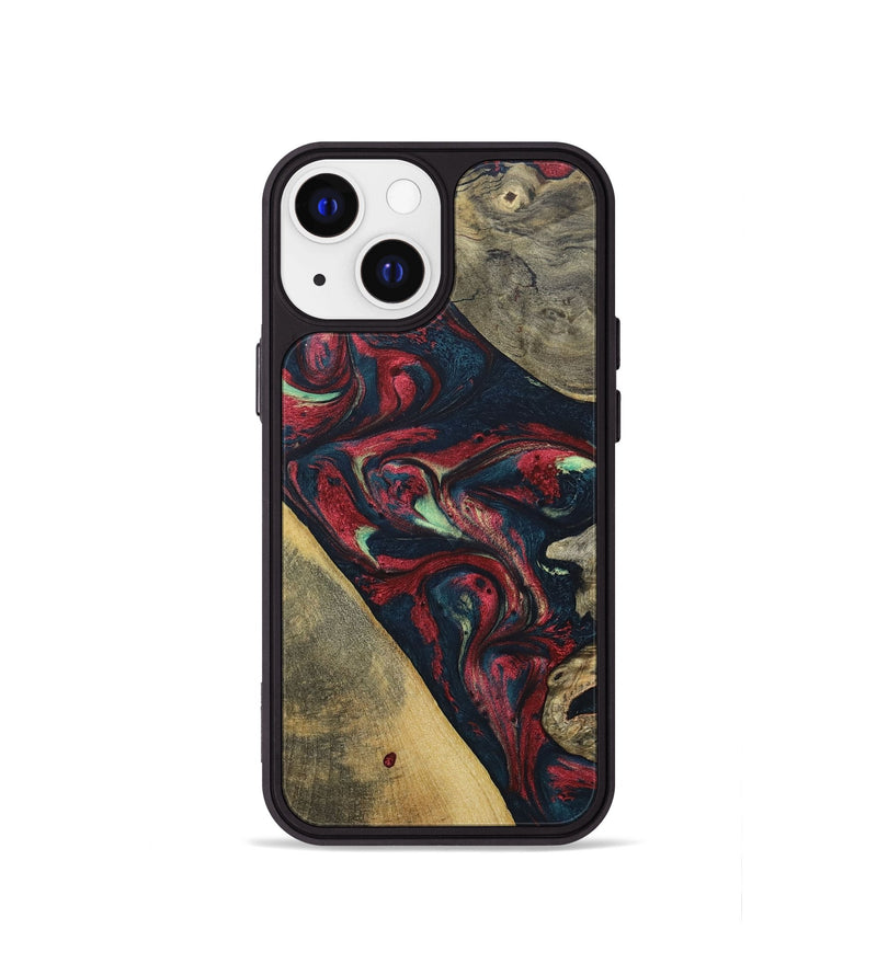 iPhone 13 mini Wood+Resin Phone Case - Lillie (Mosaic, 689250)