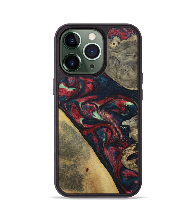 iPhone 13 Pro Wood+Resin Phone Case - Lillie (Mosaic, 689250)