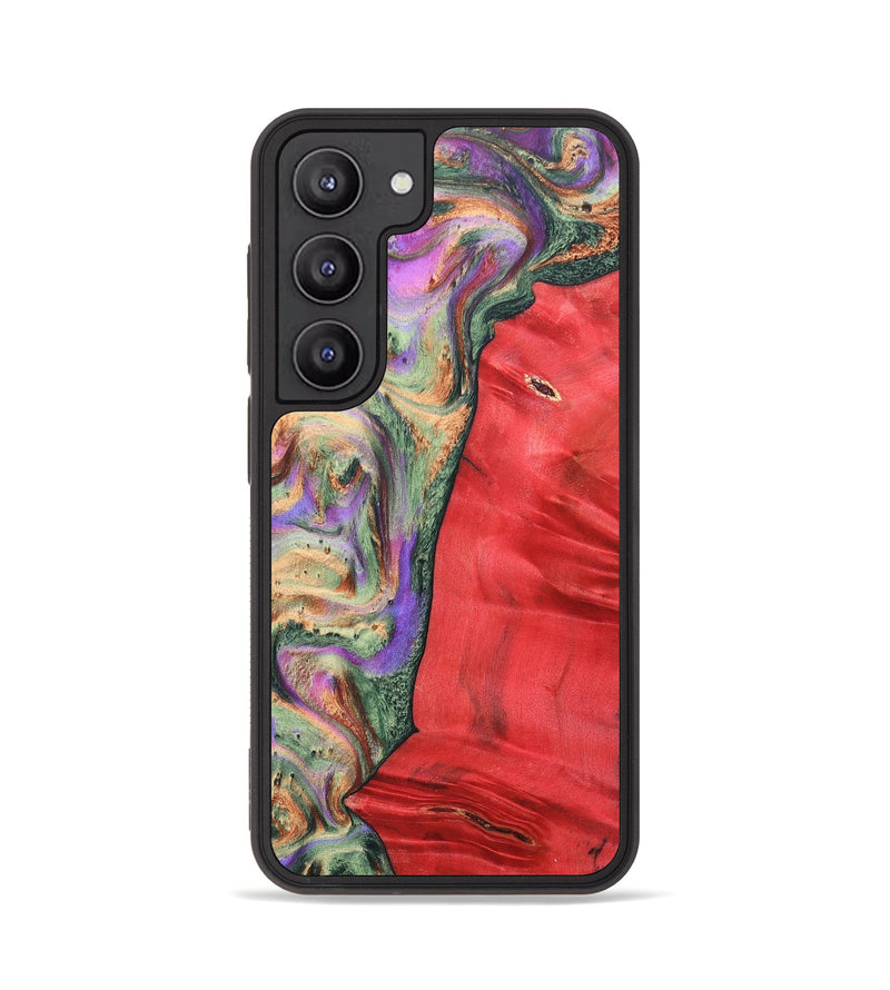 Galaxy S23 Wood+Resin Phone Case - Juan (Green, 689261)