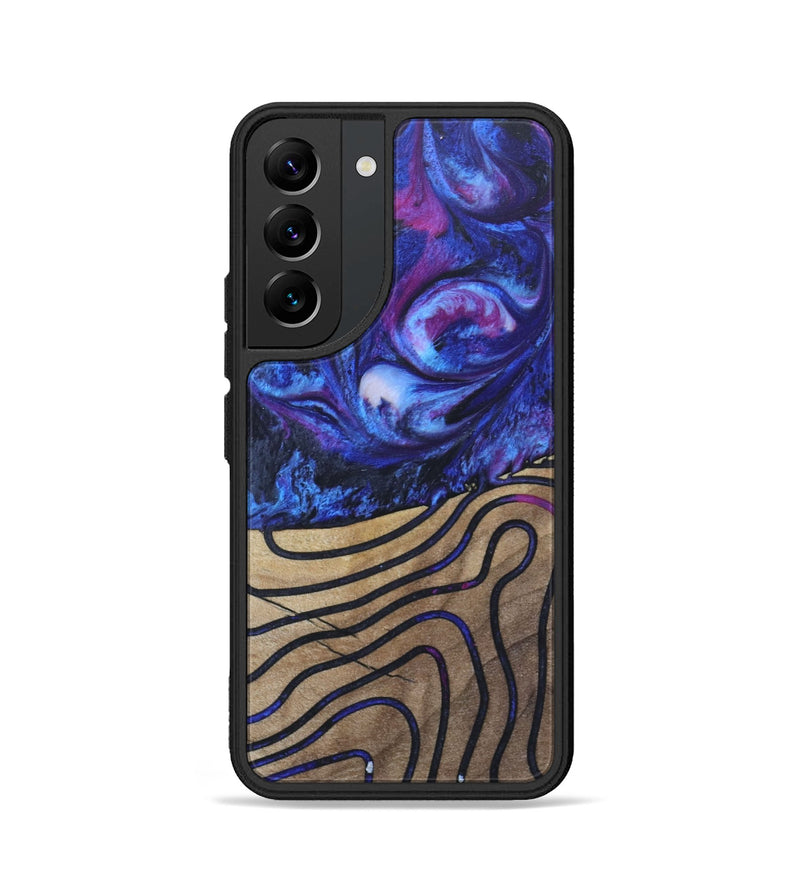 Galaxy S22 Wood+Resin Phone Case - Latoya (Pattern, 689289)