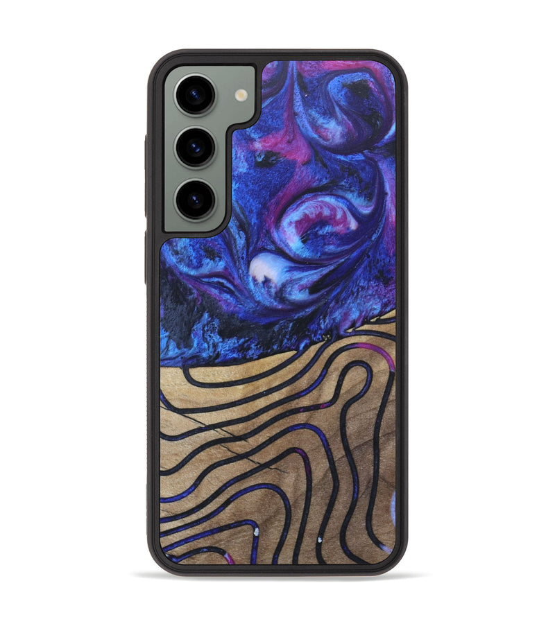Galaxy S23 Plus Wood+Resin Phone Case - Latoya (Pattern, 689289)