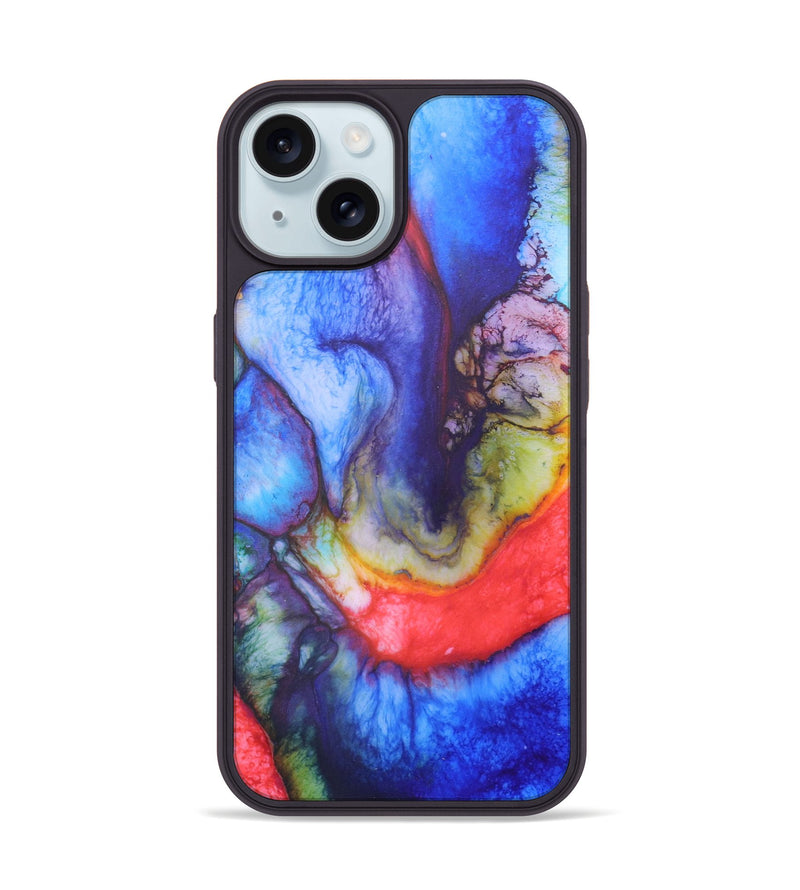 iPhone 15 ResinArt Phone Case - Tina (Watercolor, 689343)