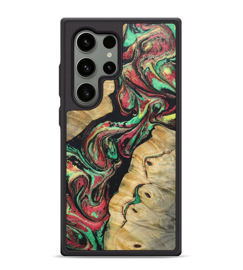 Galaxy S24 Ultra Wood+Resin Phone Case - Greyson (Reggae, 689374)
