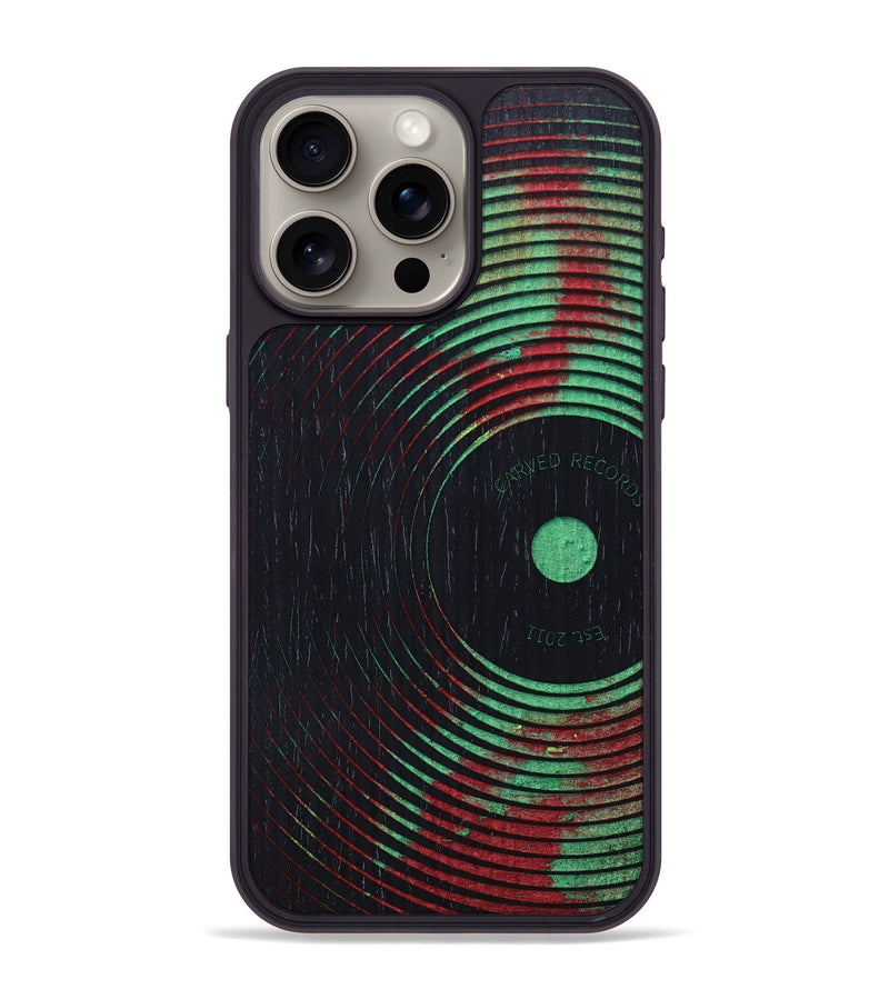 iPhone 15 Pro Max Wood+Resin Phone Case - Mallory (Reggae, 689447)
