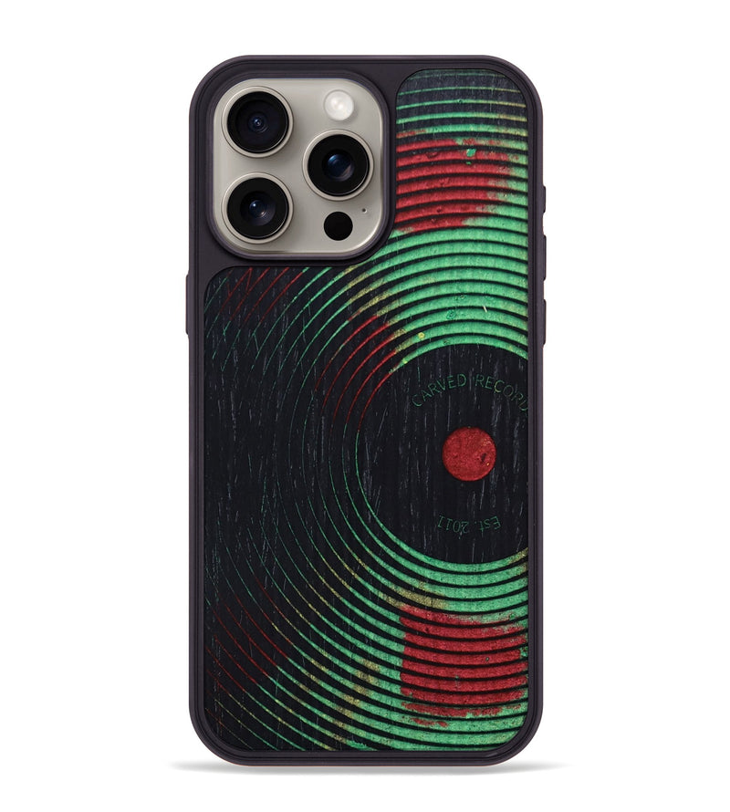 iPhone 15 Pro Max Wood+Resin Phone Case - Hailee (Reggae, 689460)