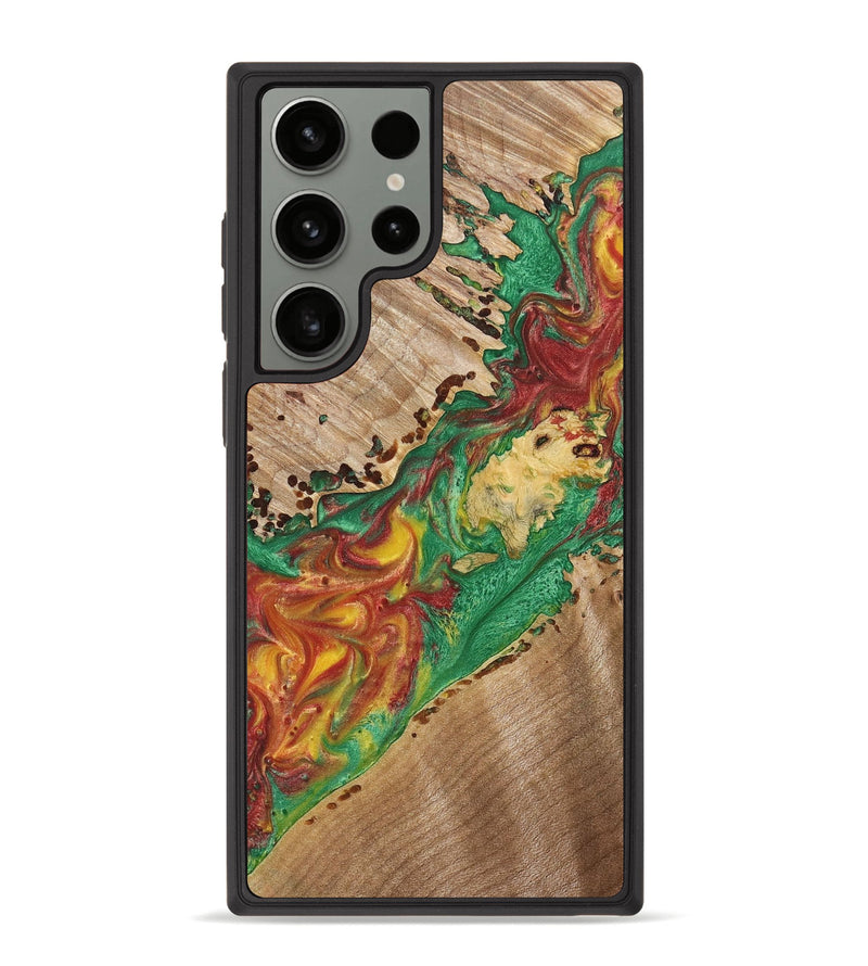 Galaxy S23 Ultra Wood+Resin Phone Case - Kiana (Reggae, 689474)