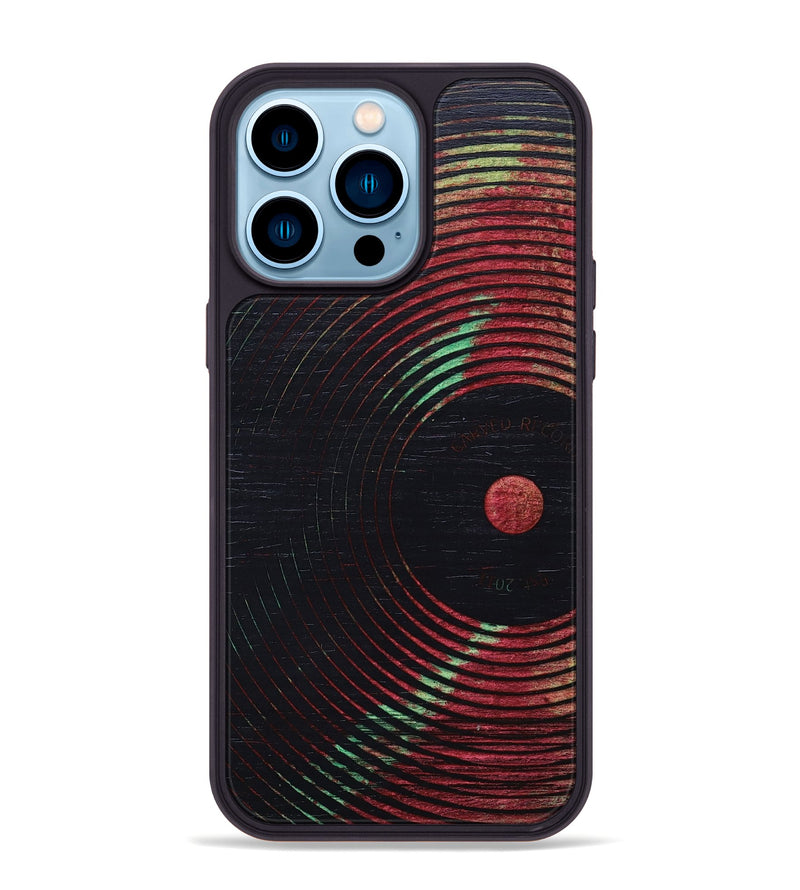 iPhone 14 Pro Max Wood+Resin Phone Case - Elyse (Reggae, 689476)