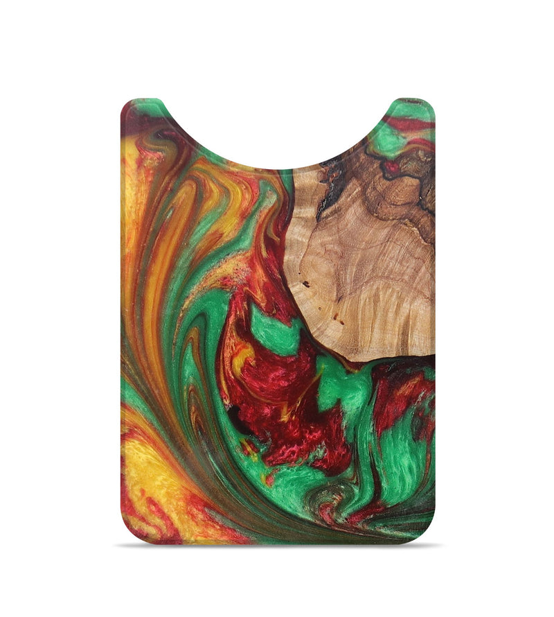 Live Edge Wood+Resin Wallet - Priscilla (Reggae, 689486)