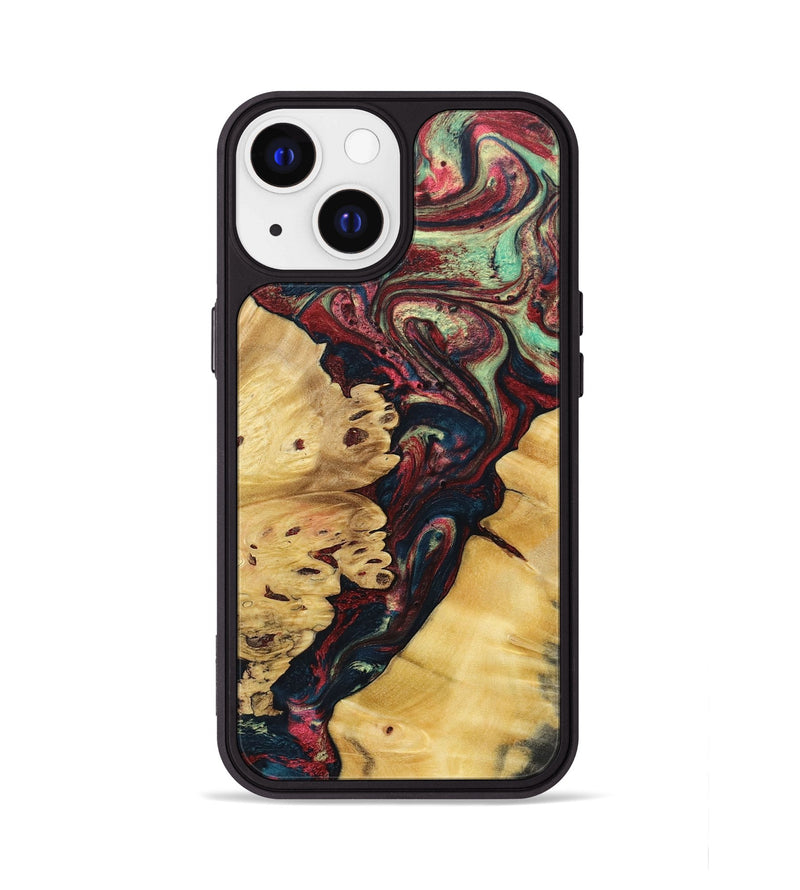 iPhone 13 Wood+Resin Phone Case - Minnie (Reggae, 689512)
