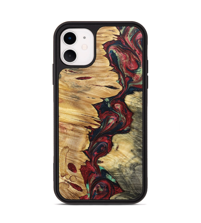 iPhone 11 Wood+Resin Phone Case - Marisol (Reggae, 689514)