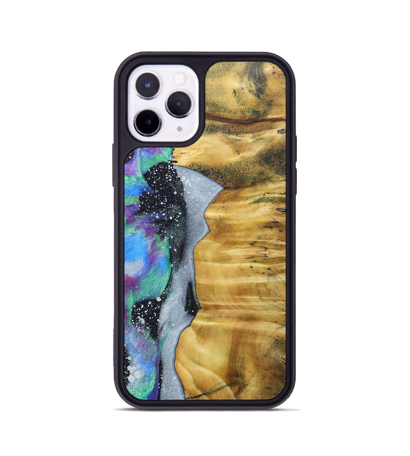 iPhone 11 Pro Wood+Resin Phone Case - Paris (Cosmos, 689597)