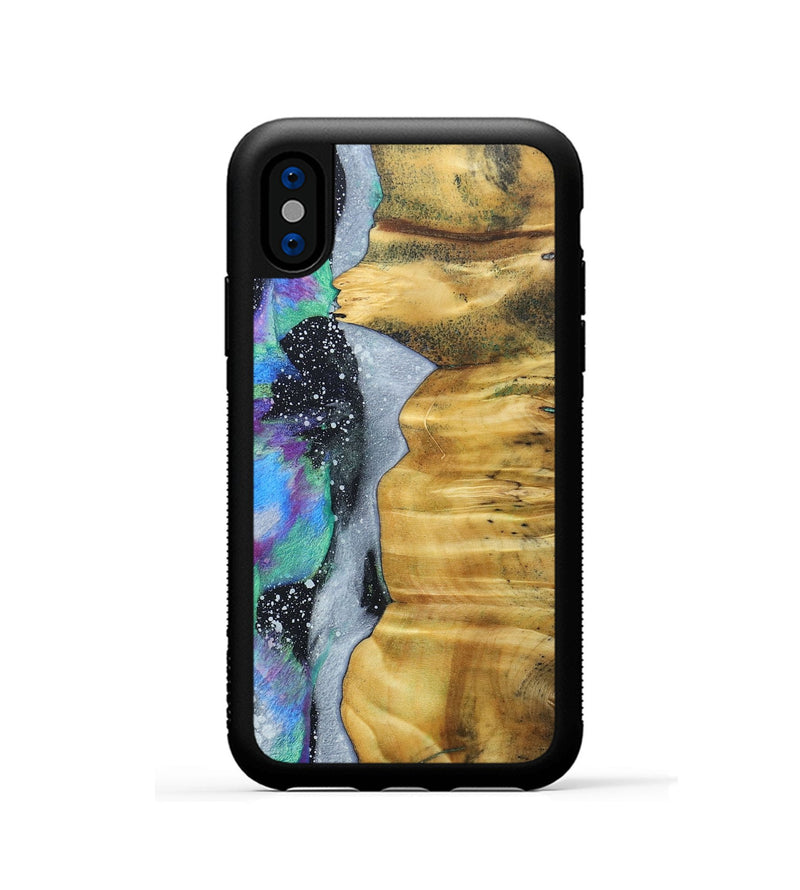 iPhone Xs Wood+Resin Phone Case - Paris (Cosmos, 689597)