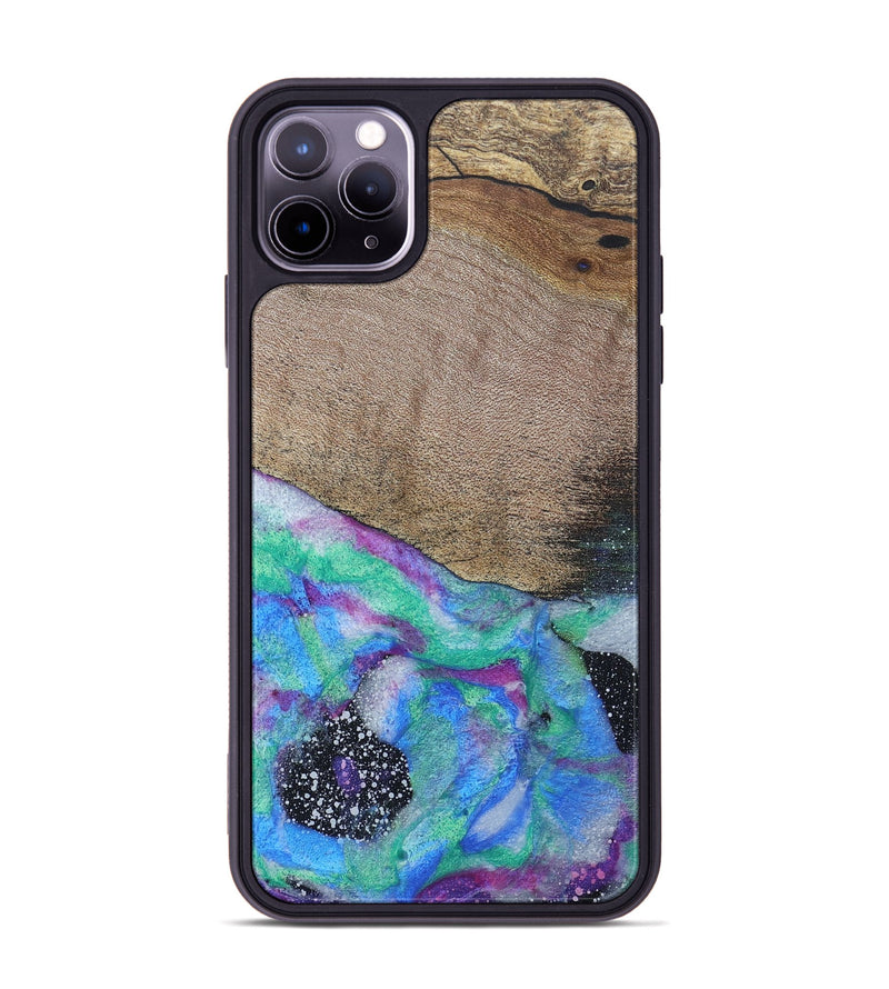 iPhone 11 Pro Max Wood+Resin Phone Case - Victor (Cosmos, 689599)