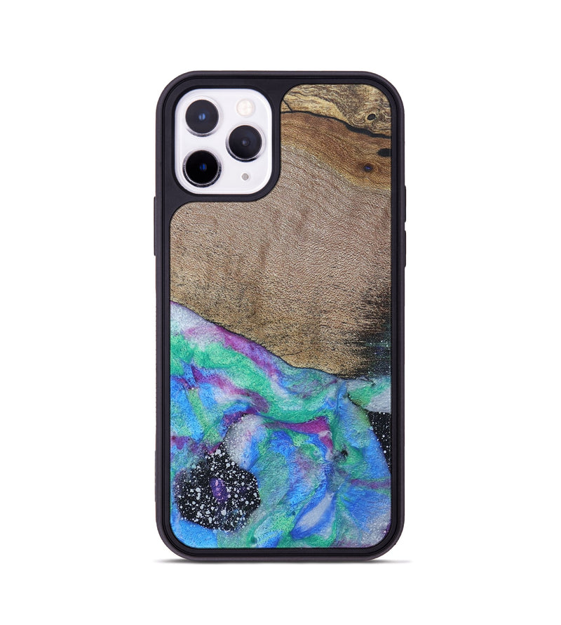 iPhone 11 Pro Wood+Resin Phone Case - Victor (Cosmos, 689599)