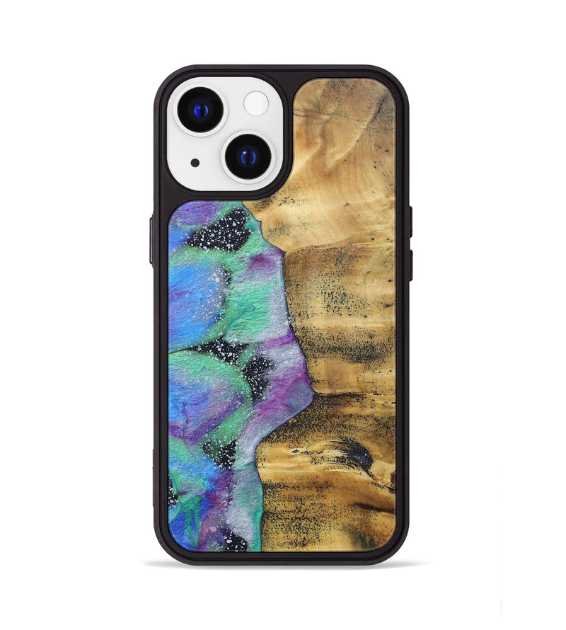 iPhone 13 Wood+Resin Phone Case - Jax (Cosmos, 689615)