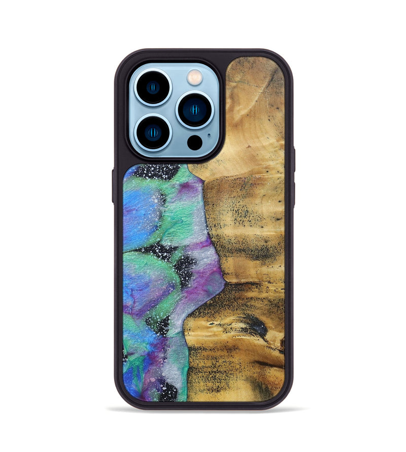 iPhone 14 Pro Wood+Resin Phone Case - Jax (Cosmos, 689615)