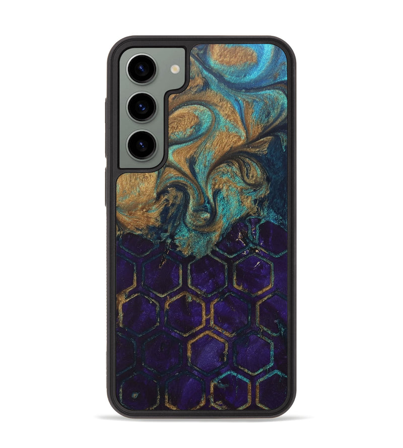 Galaxy S23 Plus Wood+Resin Phone Case - Dorothy (Pattern, 689850)
