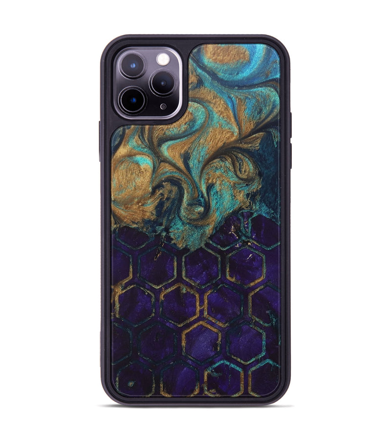 iPhone 11 Pro Max Wood+Resin Phone Case - Dorothy (Pattern, 689850)