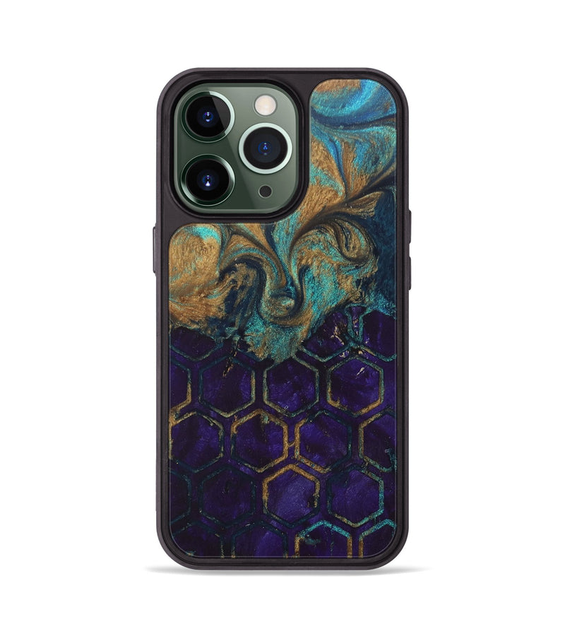 iPhone 13 Pro Wood+Resin Phone Case - Dorothy (Pattern, 689850)