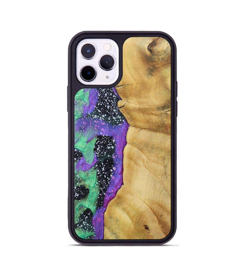 iPhone 11 Pro Wood+Resin Phone Case - Estrella (Cosmos, 689862)